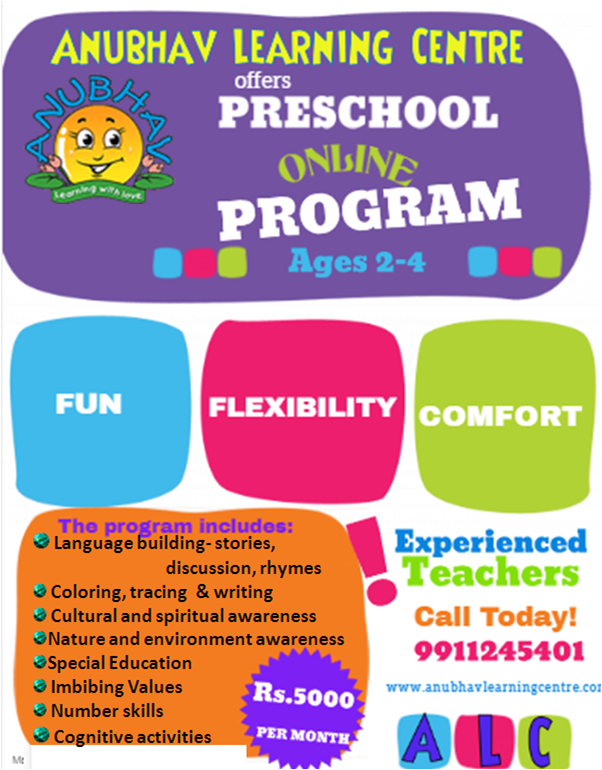 play school curricullum (1) Calligraphy for Parents